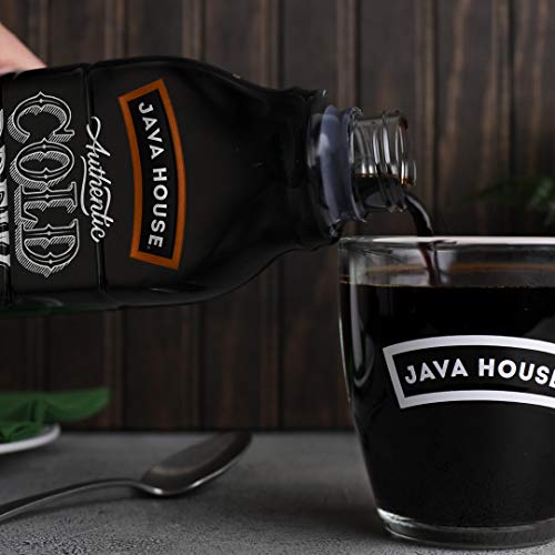 JAVA HOUSE Cold Brew Coffee, Colombian 4:1 Liquid Concentrate, 32 Ounce Bottle