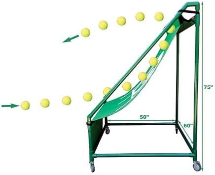 Oncourt Offcourt Perfect Pitch Rebounder - Tennis | 10 Min. Set-Up No Tools Required | Indoor & Outdoor | Locking Wheels Levels of Play | Use for Tennis, Pickleball, and Other Racquet Sports