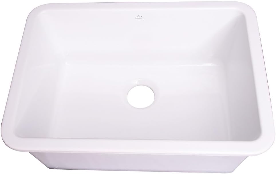 Pierina 30″ Drop-in/Undermount Fireclay Kitchen Sink 29-1/2" W x 19" D x 11" H