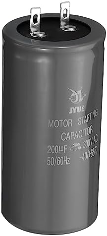 PATIKIL Motor Start Capacitor, CD60, 200uf 300V 50/60Hz, Aluminum, Round, Through-Hole Mount, Capacitor