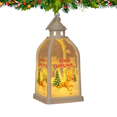 Farolillos Navideños Decorativos Para Interior | Luz Con Funcionamiento Por Batería,Linternas De Patio | Para El Hogar La Noche De Navidad Fiestas En Interiores El Invierno La Mesa Jardín Árbol