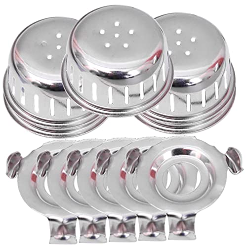 Mipcase 10 Juegos Kit de Accesorios para Olla Presión Cubiertas Antiobstrucción y Soportes Invertidos Inoxidable Repuestos Duraderos y Compatibles para Ollas de Aluminio