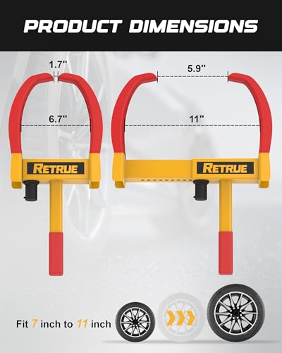 RETRUE Trailer Tire Boot Lock