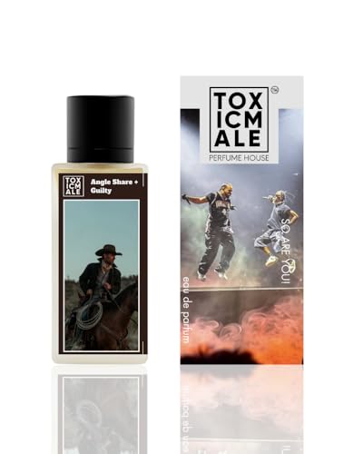 Image of TOXICMALE Perfect Long Lasting Unisex Fragrance For Unisex, Fruity & Citrus & White Floral Scent Liquid Perfume For All Occasions, 50ml (TMA20)