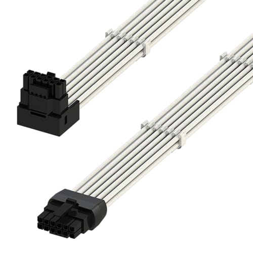 LINKUP - AVA Right Angle 600W PCIE 5.0 16Pin (12+4) High Current Power Cable | `A͂񂾕tAX[u^Cv16AWG | RTX4000RTX3000 FEɑΉ |