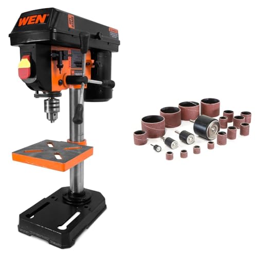 WEN 4208T 2.3Amp 8Inch 5Speed Cast Iron Benchtop Drill Press,Black