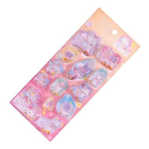 Pegatinas 3D genéricas para Scrapbooking | Decoraciones artesanales para fundas de teléfono - Pegatinas decorativas - para diarios de planificación de ordenadores portátiles álbum de recortes para