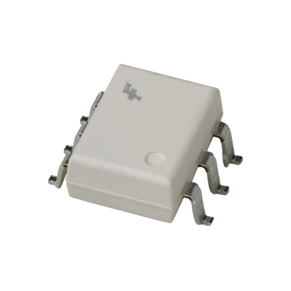 Pack of 10 MOC3023SR2M Optocoupler Triac AC-Out 1-CH 400V 6-Pin PDIP SMD White, Cut Tape, RoHS