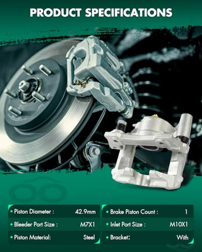 Image of SCITOO 19B3406 19B3407 Rear Left & Right Disc Brake Calipers Assembly w /Bracket For Lexus For GS300 2006,For Lexus For IS250 2010-2011 2013
