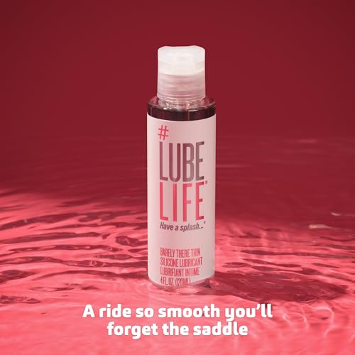 Image of LUBELIFE Barely There Thin Silicone Lube, Personal Lubricant, 3 x 2 fl oz | Water Resistant, Personal Lube for Men Women Couples, Shower Safe, Ultra-Thin, Silky Glide