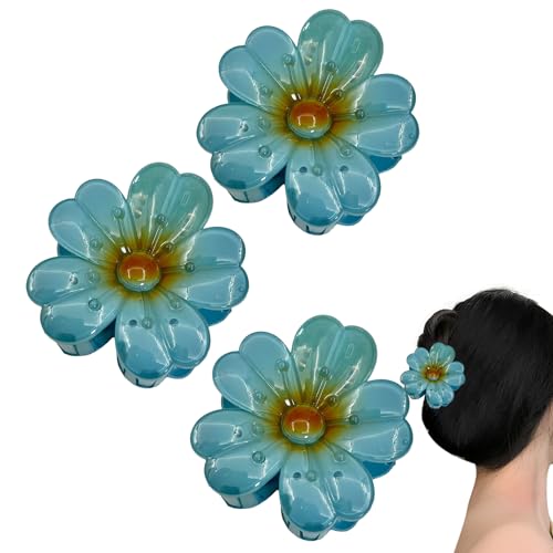 Pinzas para el pelo de flores, accesorios antideslizantes para peinados, pinzas hawaianas para vacaciones, para niñas, esposa, novia, hermana, hija