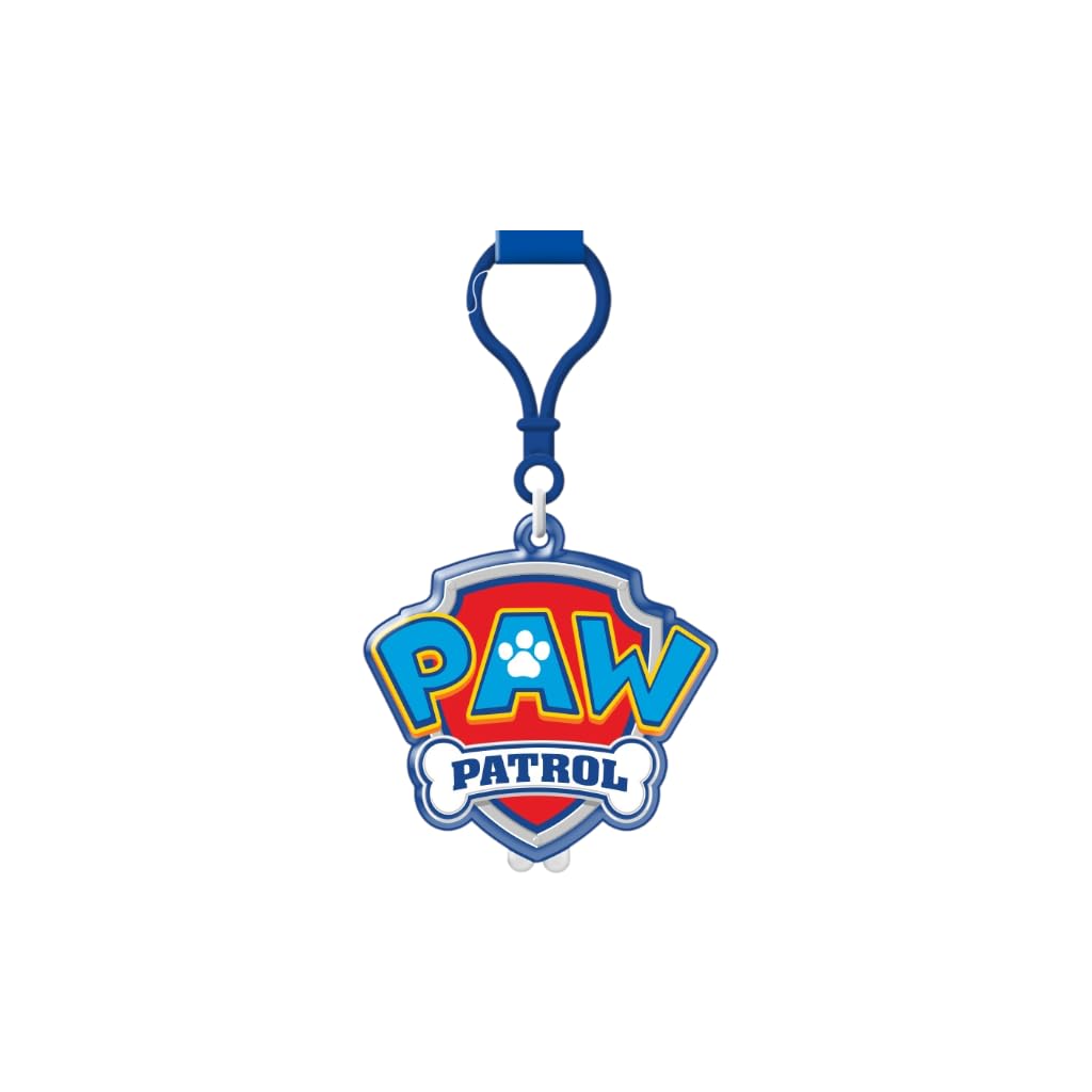 Pyramid International Paw Patrol Logo Torch Key Clip Plastic Keychain Fob