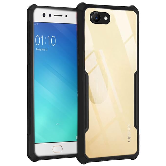amazon basics Hybrid Camera Protection Transparent Hard Back Case Cover for Oppo F3 (Sides Black) (B0CVL92V77) Amazon Price History, Amazon Price Tracker