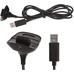 Cable Cargador Joystick Xbox 360 Dandeliondeme Cable de carga USB magnético de 1,5 m para Xbox 360 Controlador de juegos inalámbrico Joystick Cargador de alta velocidad