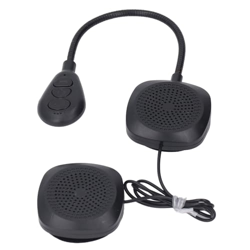Motorcycle Helmet Bluetooth Headset with HiFi Stereo Sound, IPX56 Water Resistant Noise Reduction Helmet Headphone with Music Call Control Automatic Answering