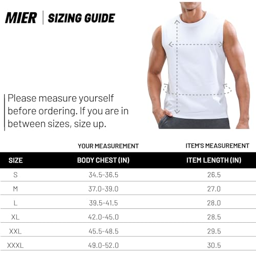 Débardeur entraînement homme MIER coton sans manches