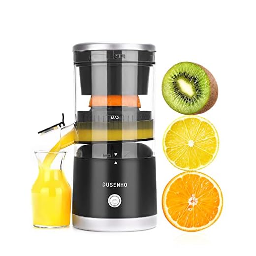 Electric Juicer Rechargeable - Citrus Juicer Machines with USB and Cleaning Brush Portable Juicer for Orange, Lemon, Grapefruit
