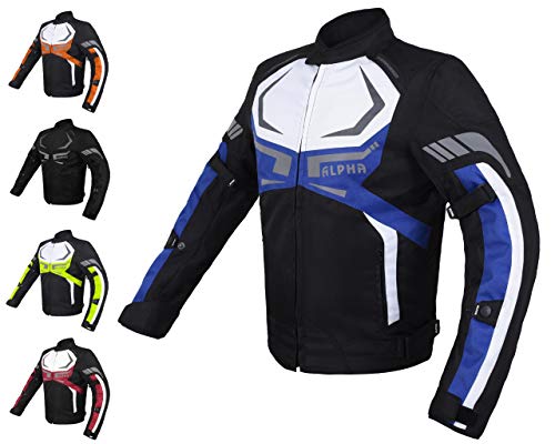 MOTORCYCLE JACKET MENS CE ARMORED BIKERS RIDING RACING WATERPROOF ALL SEASON JACKET