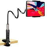 ❤️ 【90 cm Superlargo】La manguera metálica de aleación de aluminio y magnesio de 90 cm de largo proporciona un fuerte soporte para su equipo, mejora la estabilidad y asegura que la tableta no se mueva. Fuerte flexibilidad, se puede doblar arbitrariamente, no se deformará ni se romperá, puede ajustar fácilmente la forma y la dirección. La rotación de 360 ​​° le permite acostarse cómodamente en la cama o el sofá, leer un libro o ver una película, proporcionando una experiencia visual perfecta.