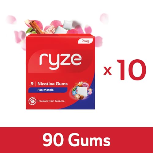 RYZE Pan Masala Nicotine Gum 2mg Pack of 10 - Image 3