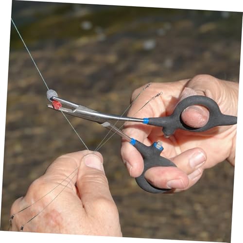 40pcs alambre de acero para pesca con conectores dobles 30 cm miniatura 6