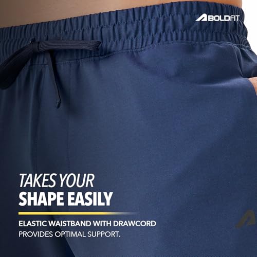 Image of Boldfit Track Pants for Men Casual Track Pants for Man Lower for Men Adjustable Waist Everyday Trackpants for Walking, Running and Exercise Pant for Man