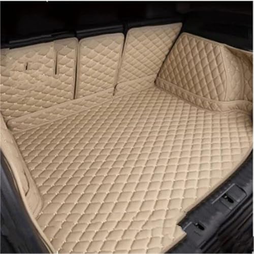 Tapis de coffre en cuir beige sur mesure pour Audi Q3 2019-2020