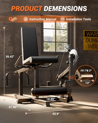 Máquina ajustable para extensión de piernas con banco miniatura 7