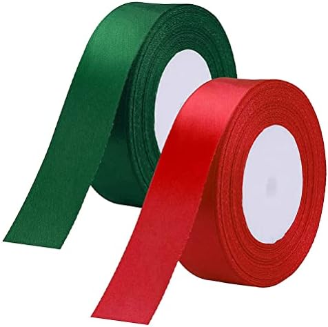 Amazon.com: 2 Rolls 50 Yard Christmas Ribbon, 2 Inch Gift Wrapping ...