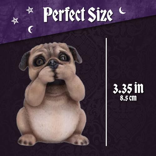 Nemesis Now DREI weise Mops, 8,5 cm, Harz, Rehkitz