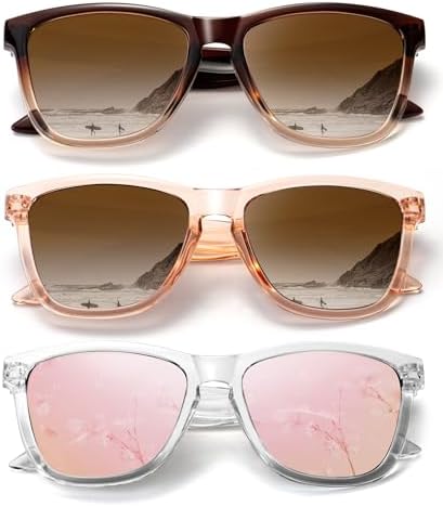 Sunglasses-women Polarized Sunglasses-womens: Trendy Sun Glasses polarized UV400 Protection Fashion Sunglasses
