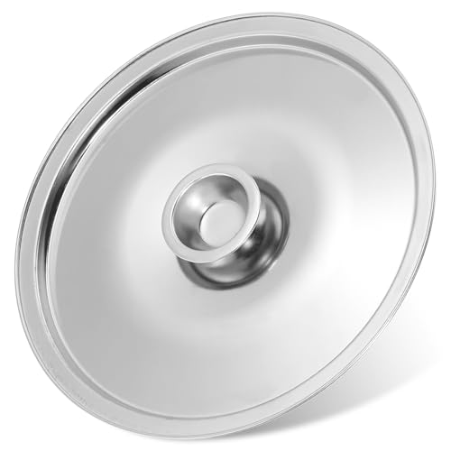 Amosfun Couvercle de Pot à Épices en Acier Inoxydable 16 Cm, Couvercle Robuste pour Casserole D’assaisonnement, Outil Cuisine Facile à Nettoyer, Accessoire pour Cuisson Domestique