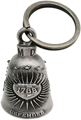 Motorcycle Bell for Bikers Women Men W/Hanger, Biker Bell for Riders, Good Luck Riding Bell Moto Accessories