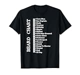 Mens Beard Measurement Chart Beard T-Shirt For Bearded Men