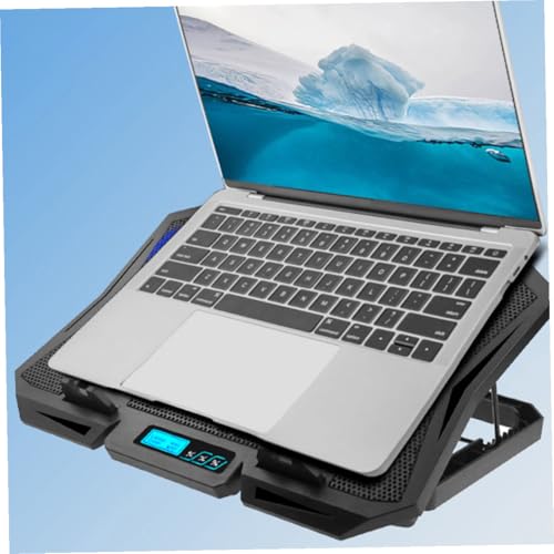 Base para Laptop con Ventilador y Ajuste de Velocidad - Negro miniatura 7