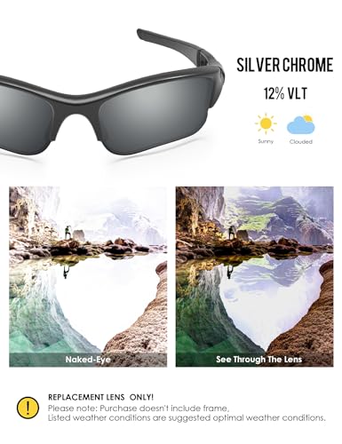 Image of BLAZERBUCK Replacement Lenses & Sock Kit for Oakley Flak Jacket XLJ Sunglass