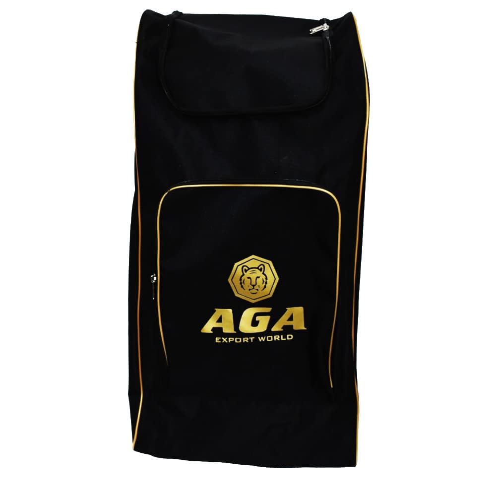 Cricket Kit Bag Backpack Men’s Size with Shoulder Straps Black