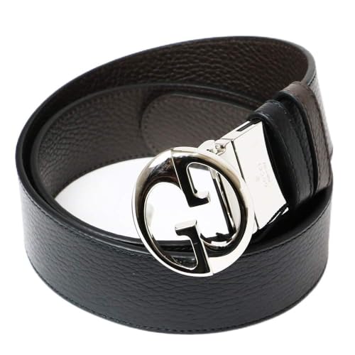 [グッチ] GUCCI ベルト ブラック グッチシマ レザー メンズ 449715-CA02N-1093 アウトレット (95サイズ) [並行輸入品]
