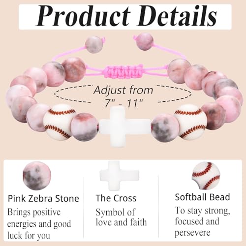 Image of Softball Volleyball Basketball Soccer Gifts for Girls Bracelets for Teen Girls Team Gifts Birthday /Christmas /Graduation Gifts