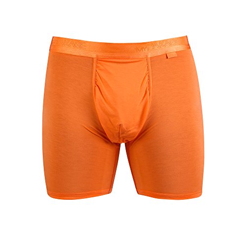 MYPAKAGE - WEEKEND BOXER BRIEF,HIGH-VIS ORANGE,Large