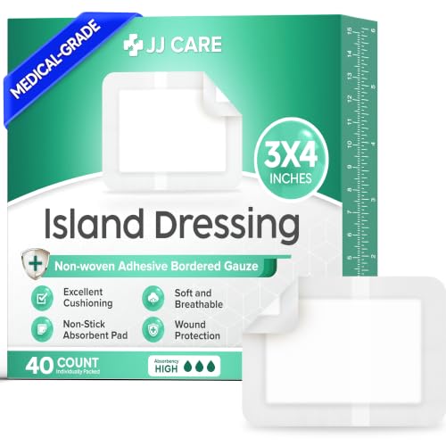 Island Dressing 3x4, 40 ct, Cuidado de Heridas y Vendajes, Venda de Gasa, FSA&HSA miniatura 1