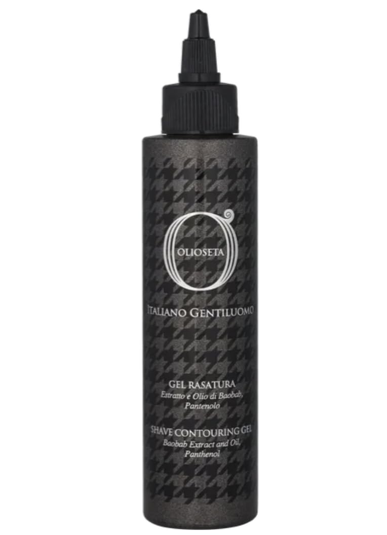 Olioseta Italiano Gentiluomo Transparent Shaving Gel Argan Linseed Oils 150 ml/ 5 flOz