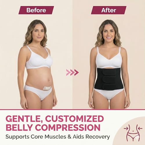 Image of Postpartum Belt After Delivery: / Maternity Belt After Delivery C Section or Normal Delivery Recovery - Pregnancy Belts After Delivery /Abdominal Belt After Delivery for Women