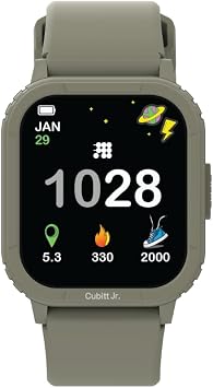 Cubitt Jr. Smartwatch Fitness Tracker, 1.75" AMOLED Forest Green