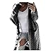 Produktbild Xiangdanful Damen Strickjacke Lang Cardigan Strickmantel Herbst Winter Sweater Casual Langarm Outwear Strickpullover Coat Wasserfall Gestrickt Sweatshirt Knitted Übergangsjacke (L, Grau)