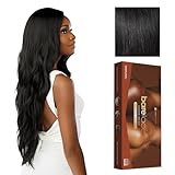 Sensationnel Bare Lace Fulllace Wig - Unit 5 Human Hair Blend All Lacefrontal Glueless Synthetic 180 Degree Preplucked Hairline (1 JETBLACK)