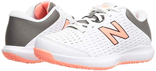 [ニューバランス] テニスシューズ(オムニ/クレーコート) WCO696 ホワイト/ピンク(K4) 23.5 cm 2E 7枚目