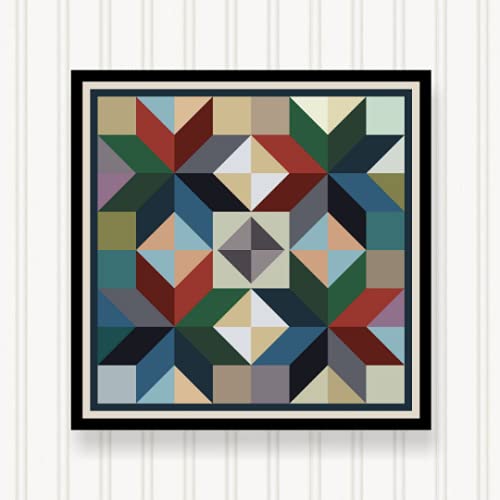 BQ033-03 BARN QUILT Block Outdoor Square