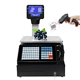 【Interfaces multiples】 : impression d'étiquettes de balance électronique, plusieurs interfaces sur le côté de la balance afin que différents périphériques d'extension externes puissent être connectés. Il est plus extensible et plus polyvalent.