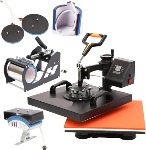 Heat Press Machine, 6 en 1 Digital Multifuncional miniatura 6